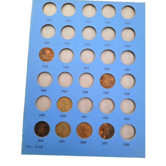 Coin Books - One a Year Cent Collection 1909 to Date & Lincoln Cent Collection S - Picture 3 of 9